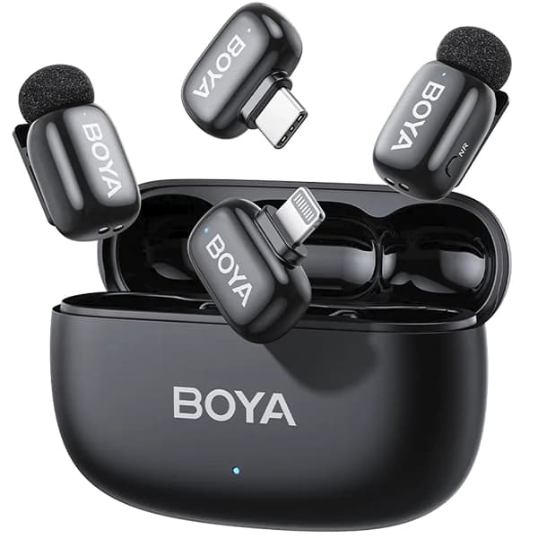 Boya Microfone Boya Mini Lightning Usb Preto